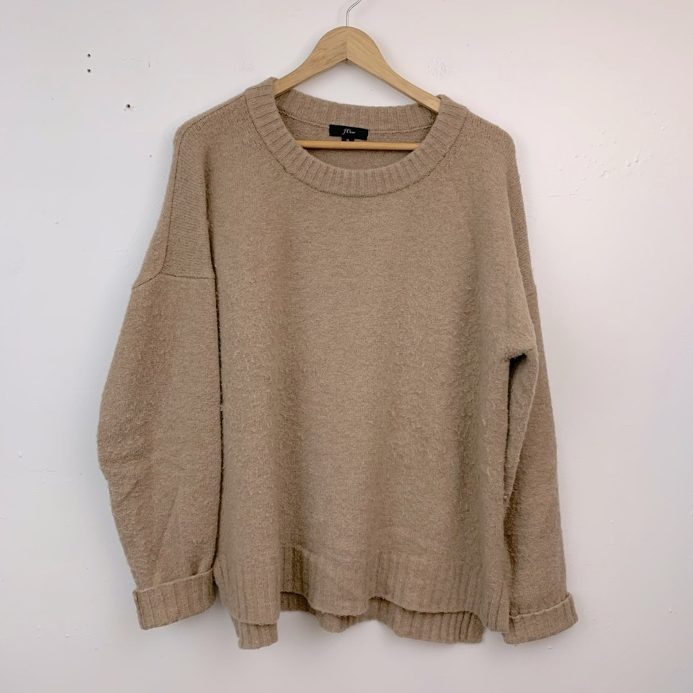 J.Crew super soft oversized crew neck sweater